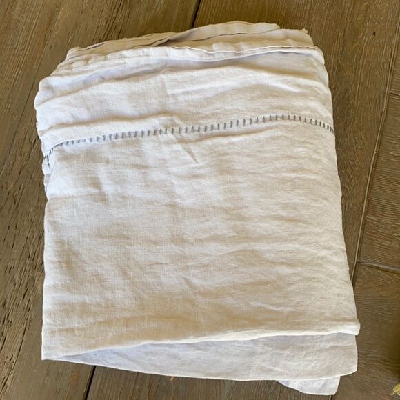 Anthropologie Curt Jazzy Linen Curtain 50” x 108” 1 panel - Picture 3 of 4